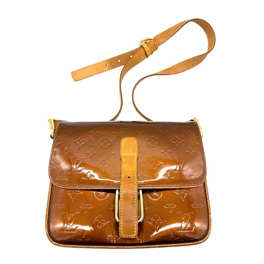 Louis Vuitton Vernis Christie Bronze bag
